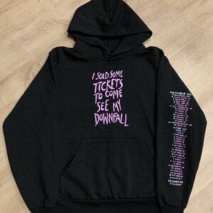 Machine Gun Kelly MGK Tickets to My Downfall Tour Black Men's Small S Hoodie